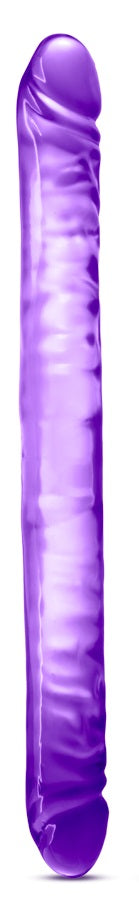 B Yours 18 Inch Double Dildo - Purple | 702730682159 | Available at EroticWarehouse.com