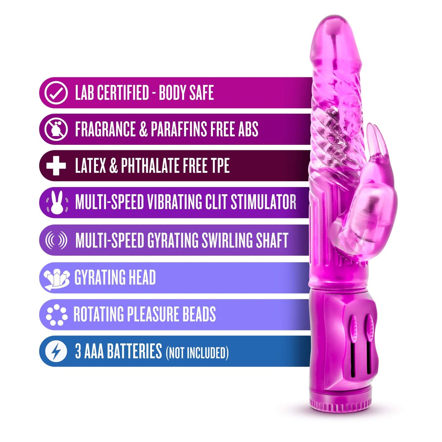 B Yours - Beginner's Bunny - Pink | 819835020141 | Available at EroticWarehouse.com