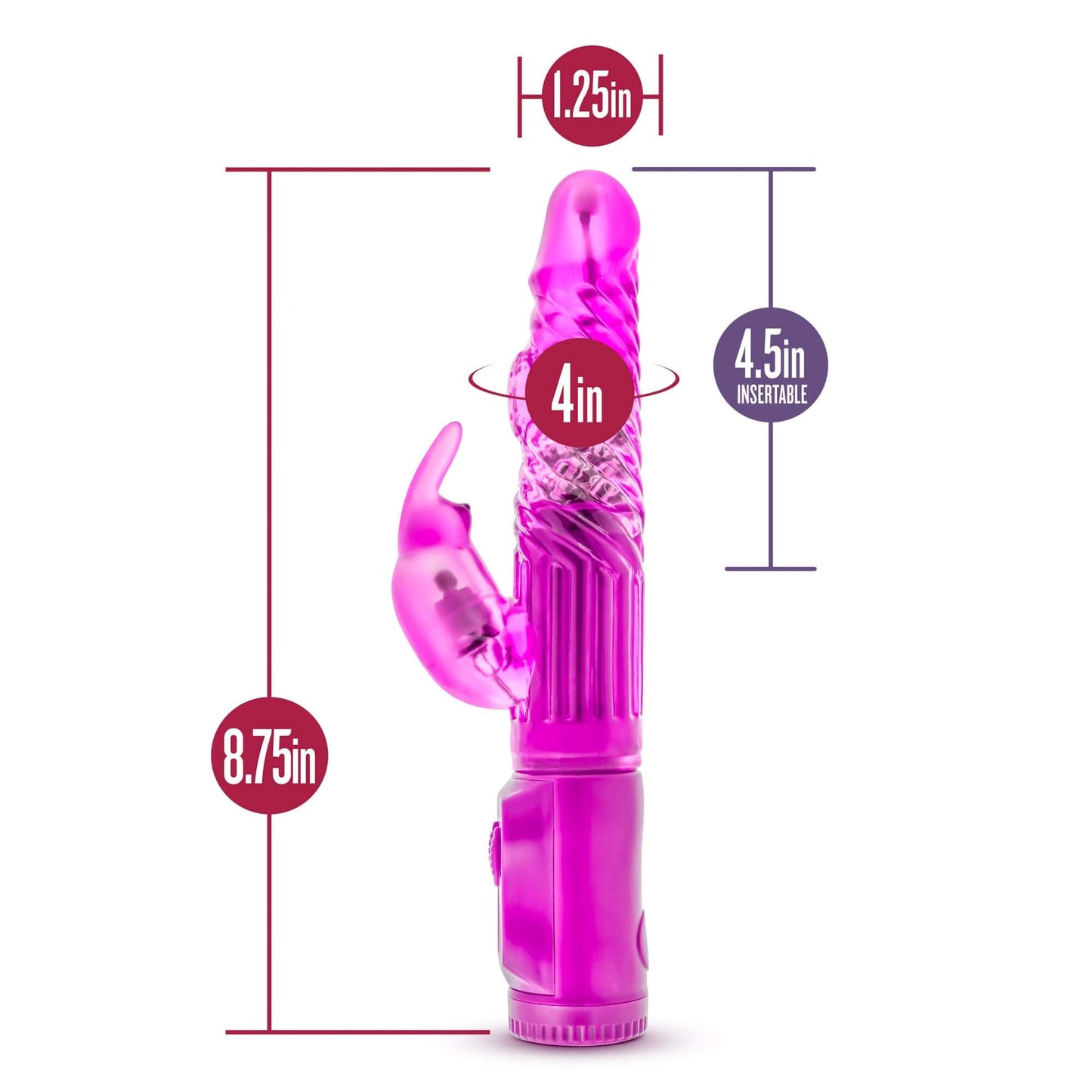 B Yours - Beginner's Bunny - Pink | 819835020141 | Available at EroticWarehouse.com