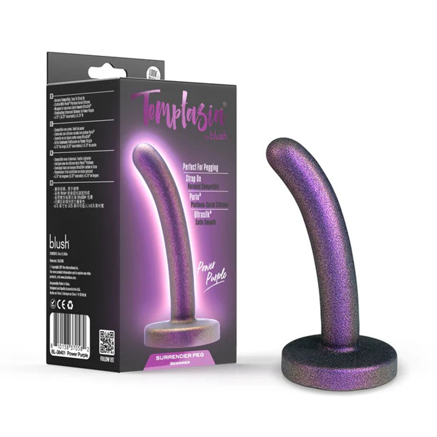 Temptasia Surrender Peg Beginner Power Purple | 810138370582 | Available at EroticWarehouse.com