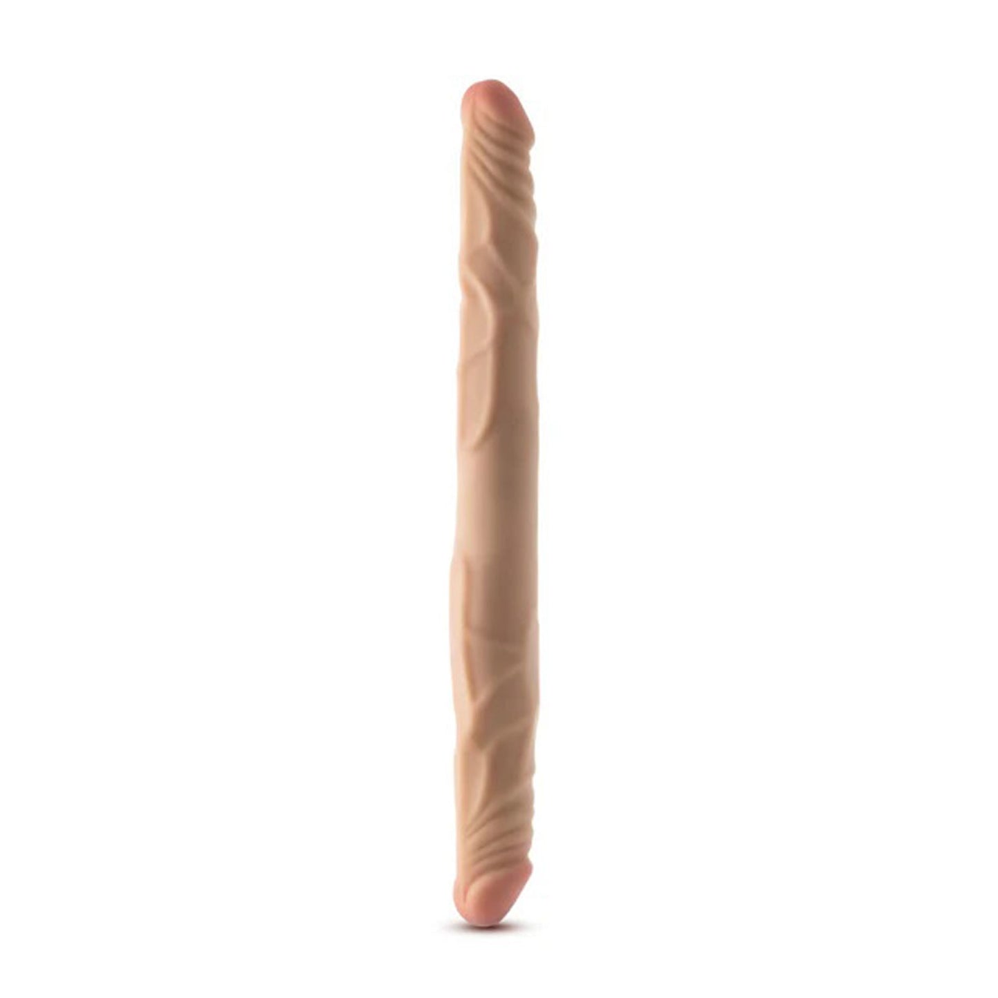 Dr. Skin Plus - 14” Posable Double Dong - Beige | 819835029946 | Available at EroticWarehouse.com