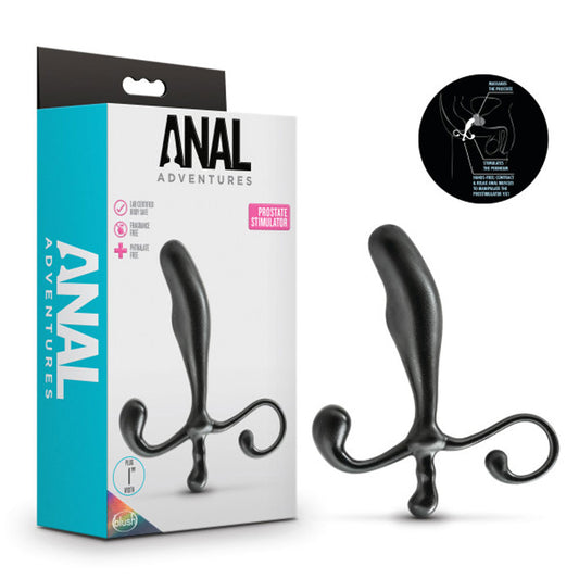 Anal Adventures - Prostate Stimulator - Black | 819835025009 | Available at EroticWarehouse.com
