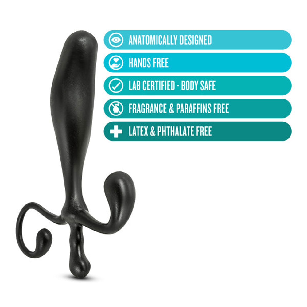 Anal Adventures - Prostate Stimulator - Black | 819835025009 | Available at EroticWarehouse.com
