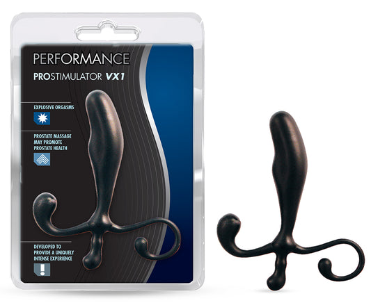 Vx1 Prostimulator Prostate Massager - Black | 735380400958 | Available at EroticWarehouse.com