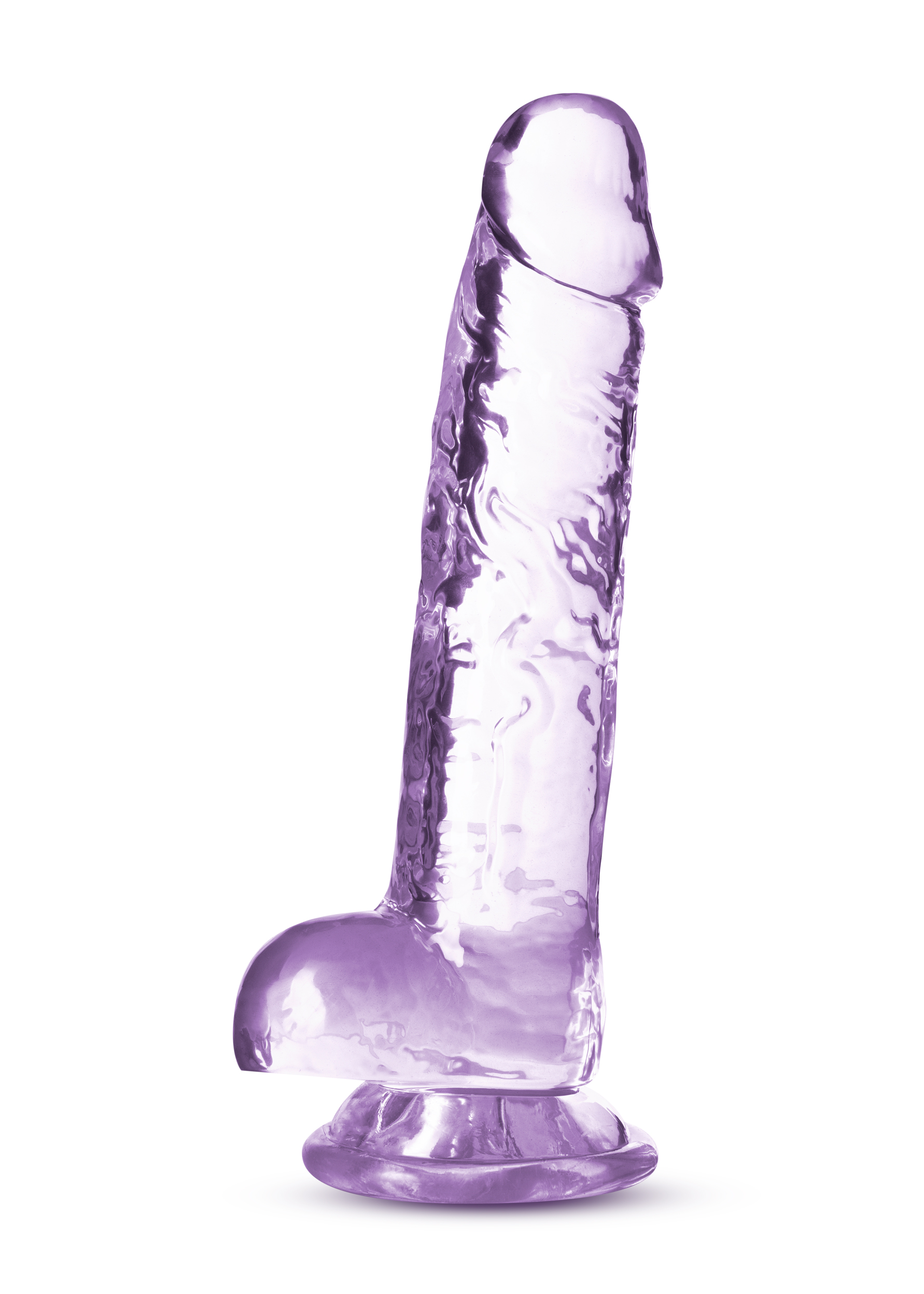 Naturally Yours - 7 Inch Crystalline Dildo - Amethhyst | 819835026860 | Available at EroticWarehouse.com