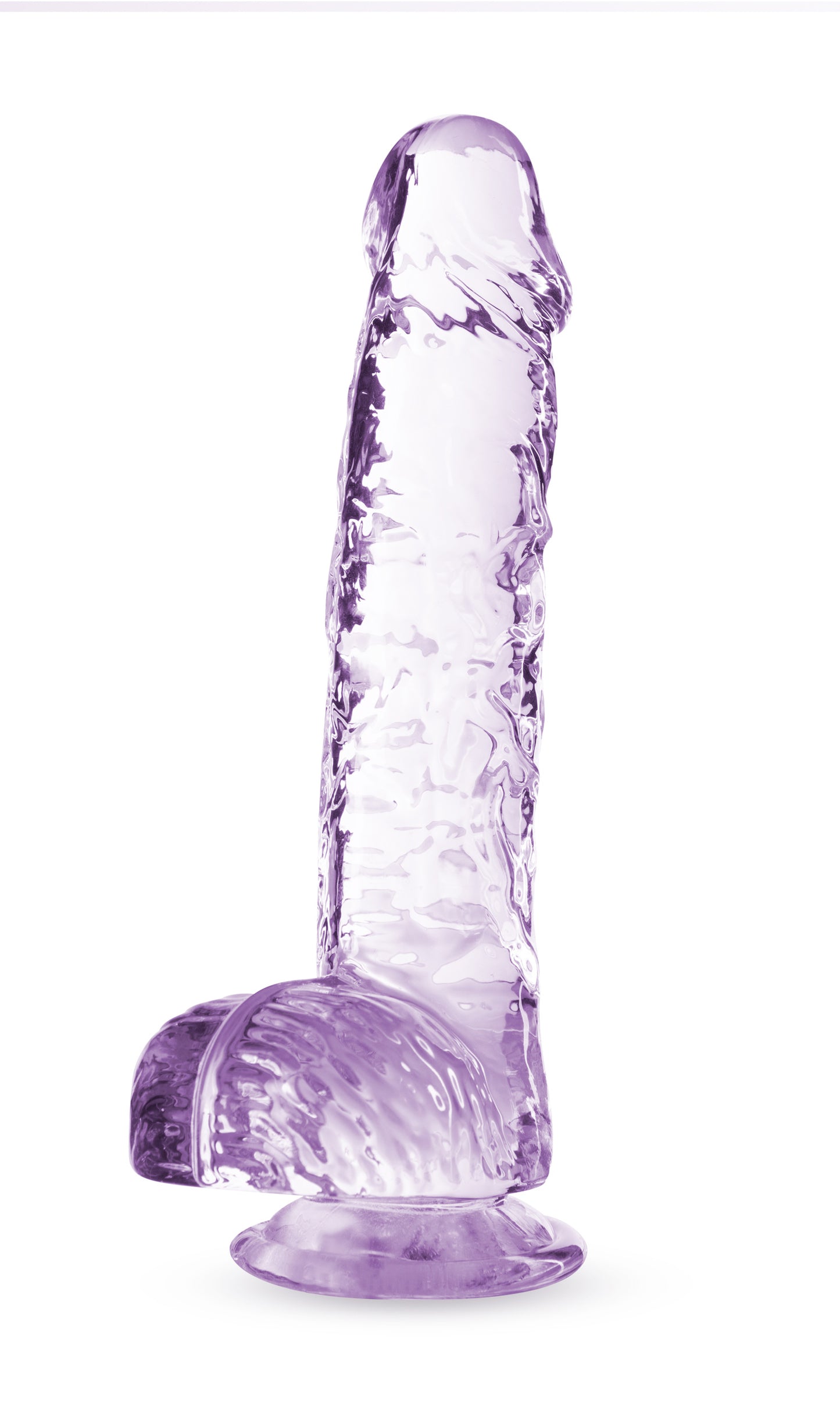 Naturally Yours - 6 Inch Crystalline Dildo - Amethyst | 819835026884 | Available at EroticWarehouse.com