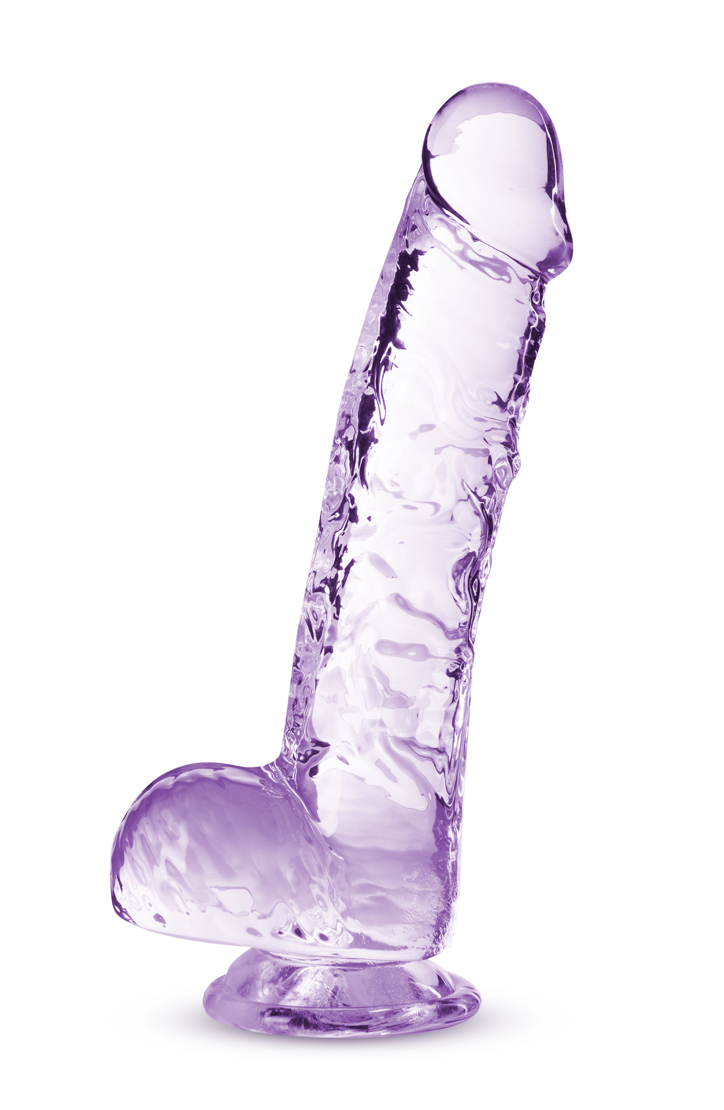 Naturally Yours - 6 Inch Crystalline Dildo - Amethyst | 819835026884 | Available at EroticWarehouse.com