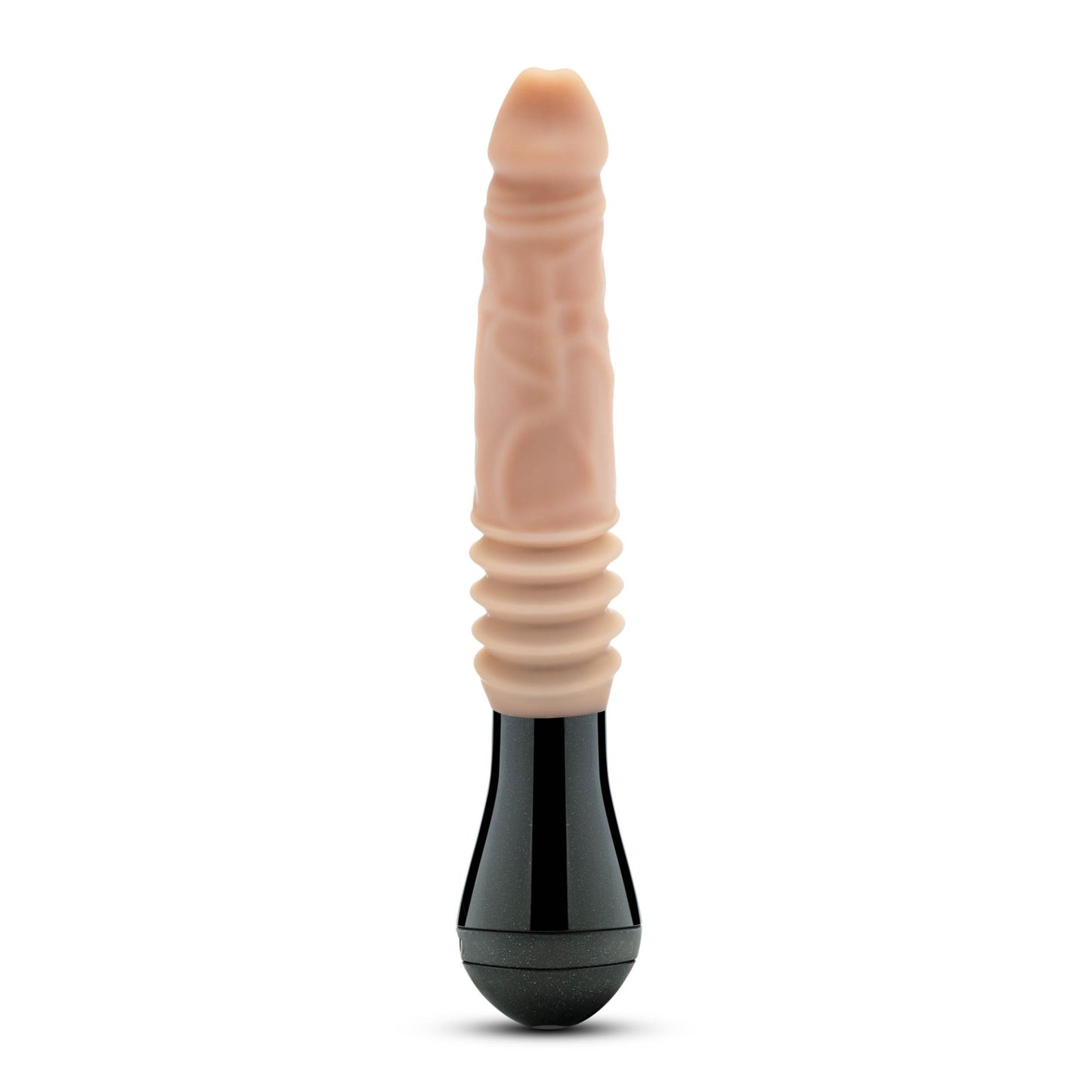 Dr. Skin Silicone - Dr. Knight - Thrusting Gyrating Vibrating Dildo - Beige | 819835026921 | Available at EroticWarehouse.com