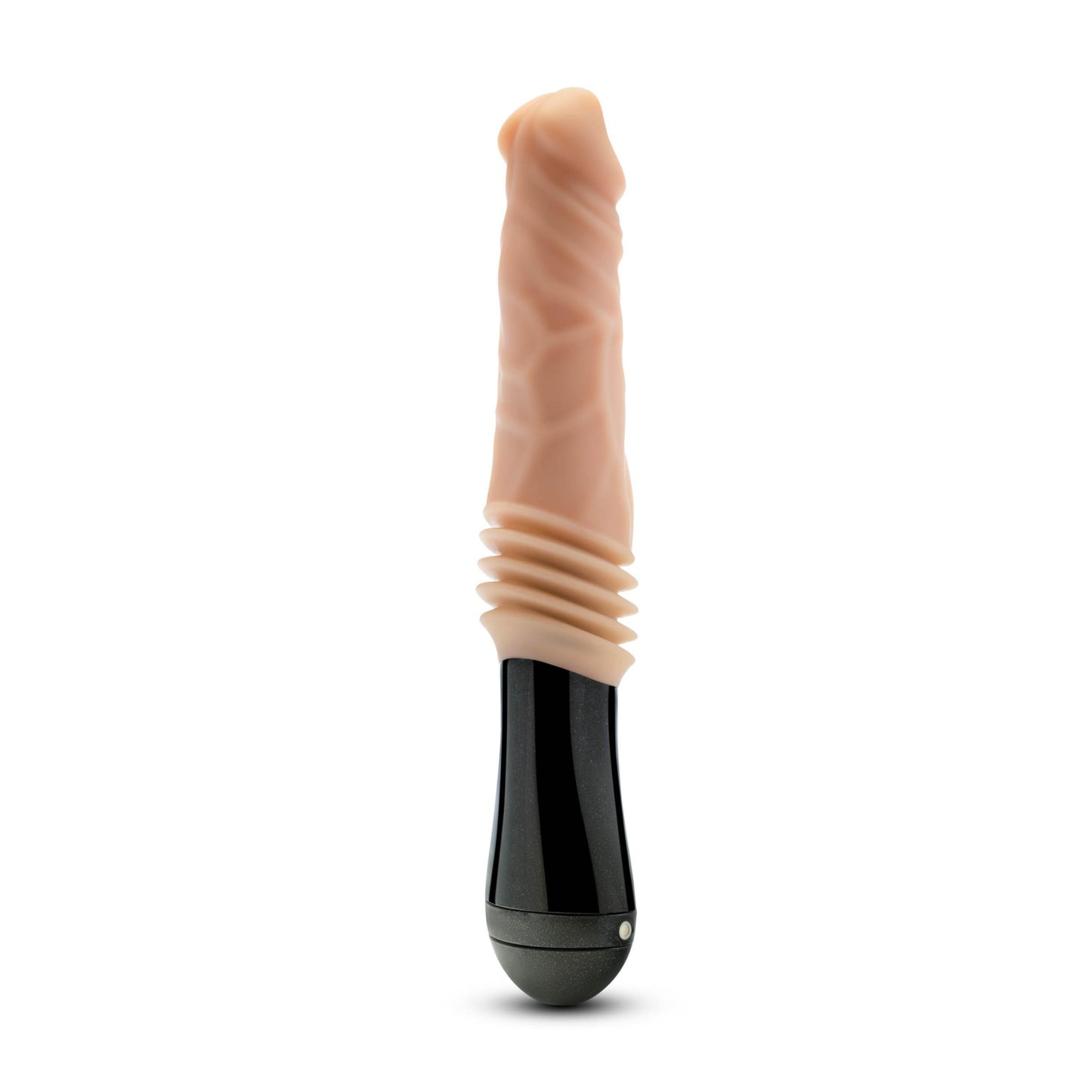 Dr. Skin Silicone - Dr. Knight - Thrusting Gyrating Vibrating Dildo - Beige | 819835026921 | Available at EroticWarehouse.com