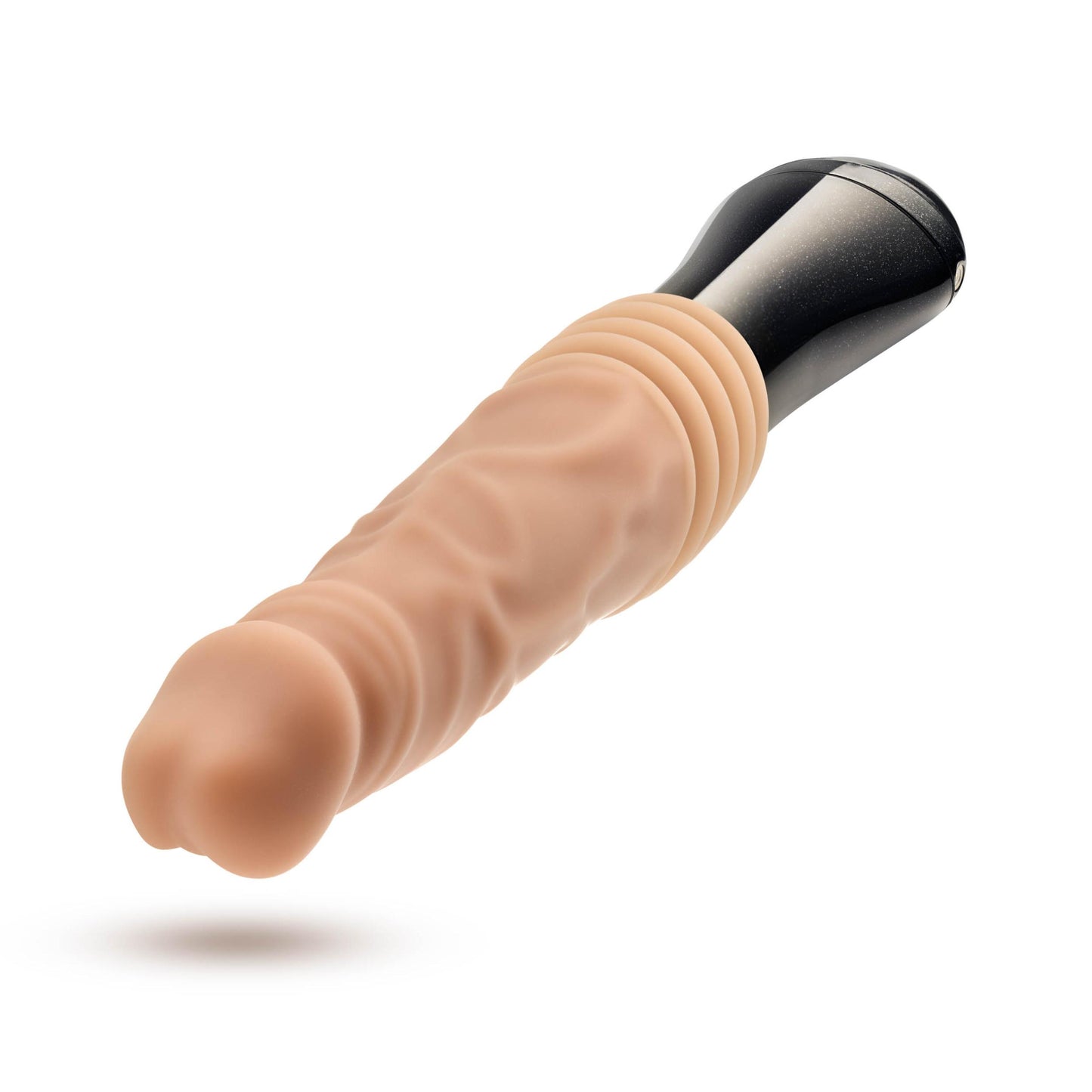Dr. Skin Silicone - Dr. Knight - Thrusting Gyrating Vibrating Dildo - Beige | 819835026921 | Available at EroticWarehouse.com