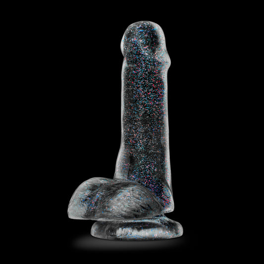 Naturally Yours - 6 Inch Glitter Cock - Sparkling Clear | 819835021360 | Available at EroticWarehouse.com