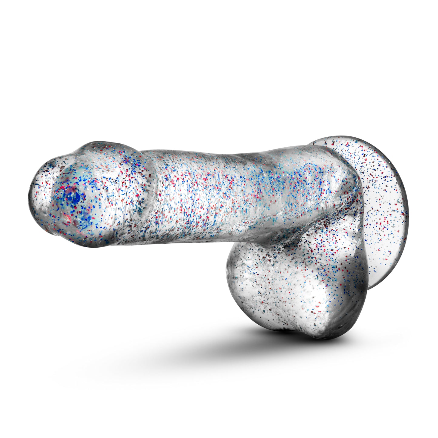 Naturally Yours - 6 Inch Glitter Cock - Sparkling Clear | 819835021360 | Available at EroticWarehouse.com