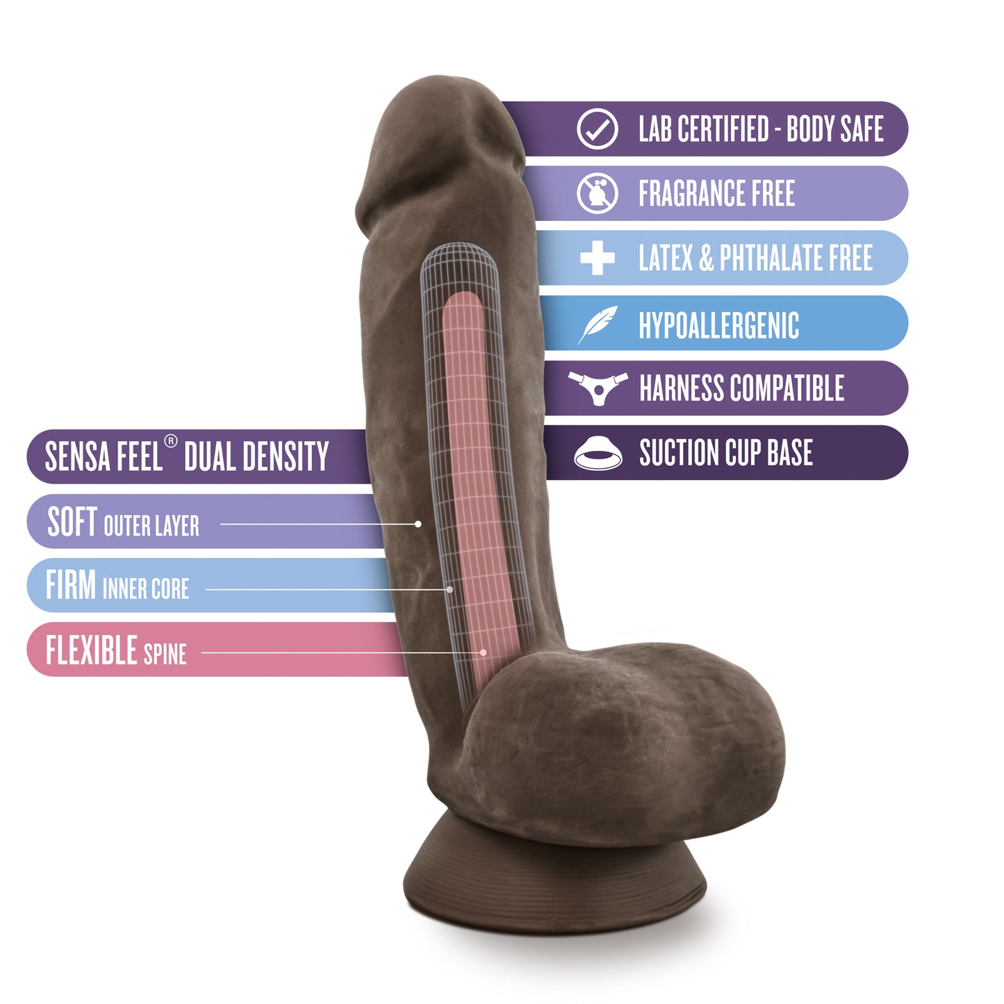 Au Naturel - Jerome - Brown | 735380553067 | Available at EroticWarehouse.com