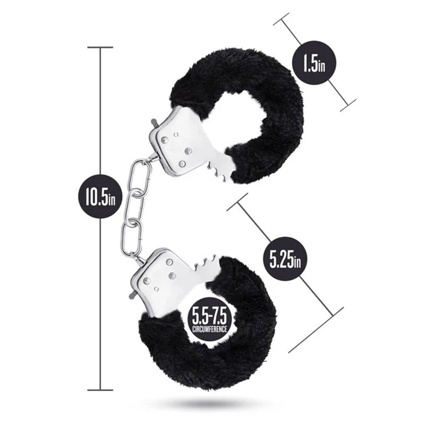 Temptasia Beginner Cuffs Black | 810138370414 | Available at EroticWarehouse.com