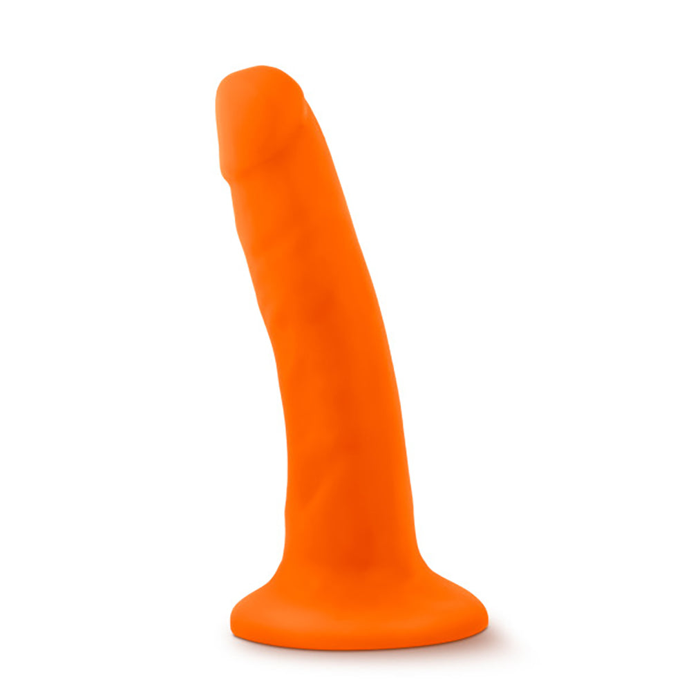 Neo - 5.5 Inch Dual Density Cock - Neon Orange | 819835021490 | Available at EroticWarehouse.com