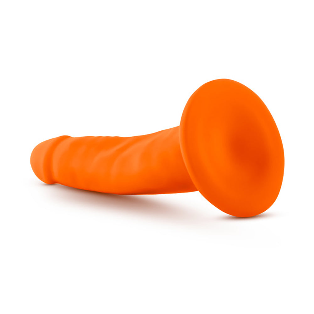Neo - 5.5 Inch Dual Density Cock - Neon Orange | 819835021490 | Available at EroticWarehouse.com