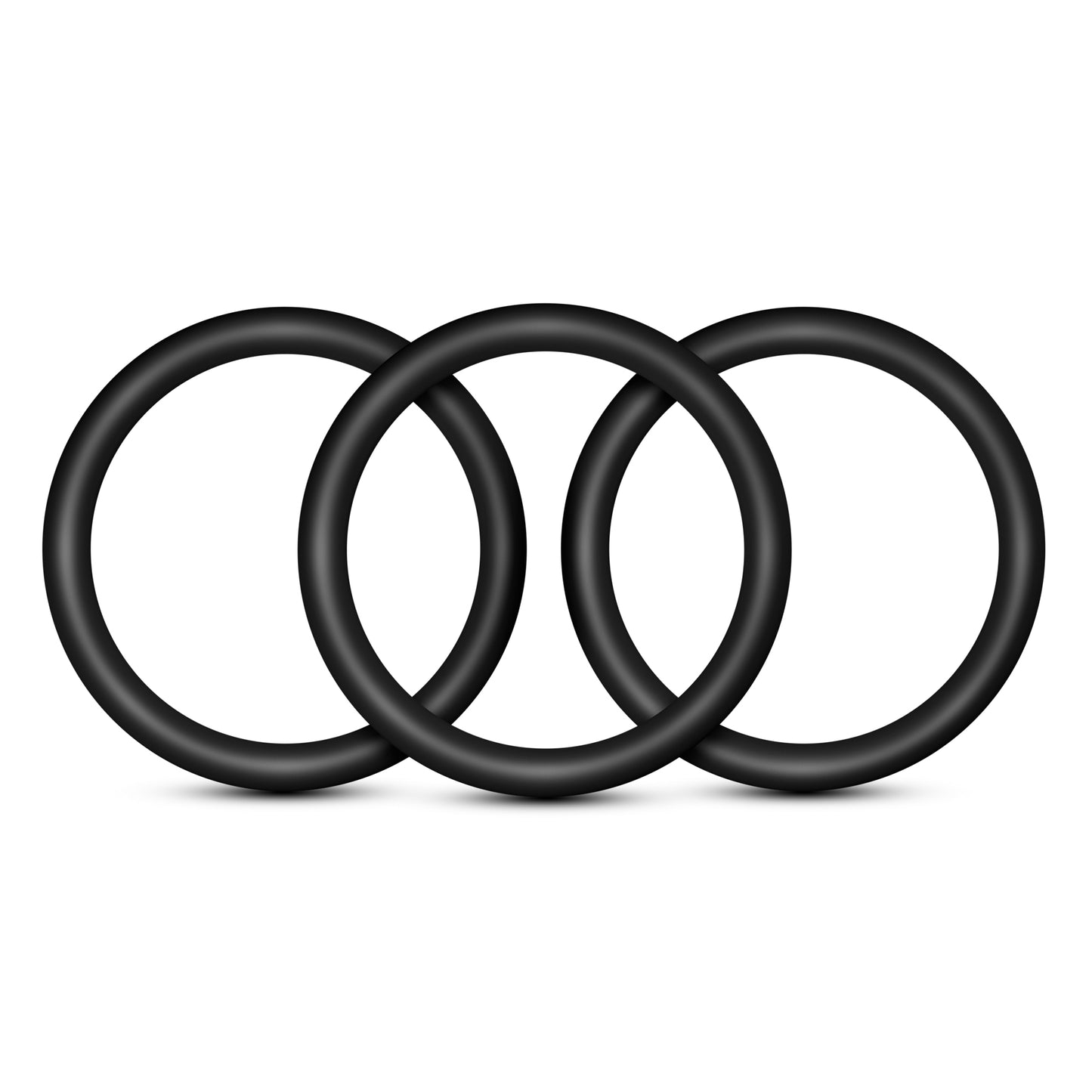 Performance - Vs3 Pure Premium Silicone Cockrings - Large - Black | 853858007581 | Available at EroticWarehouse.com