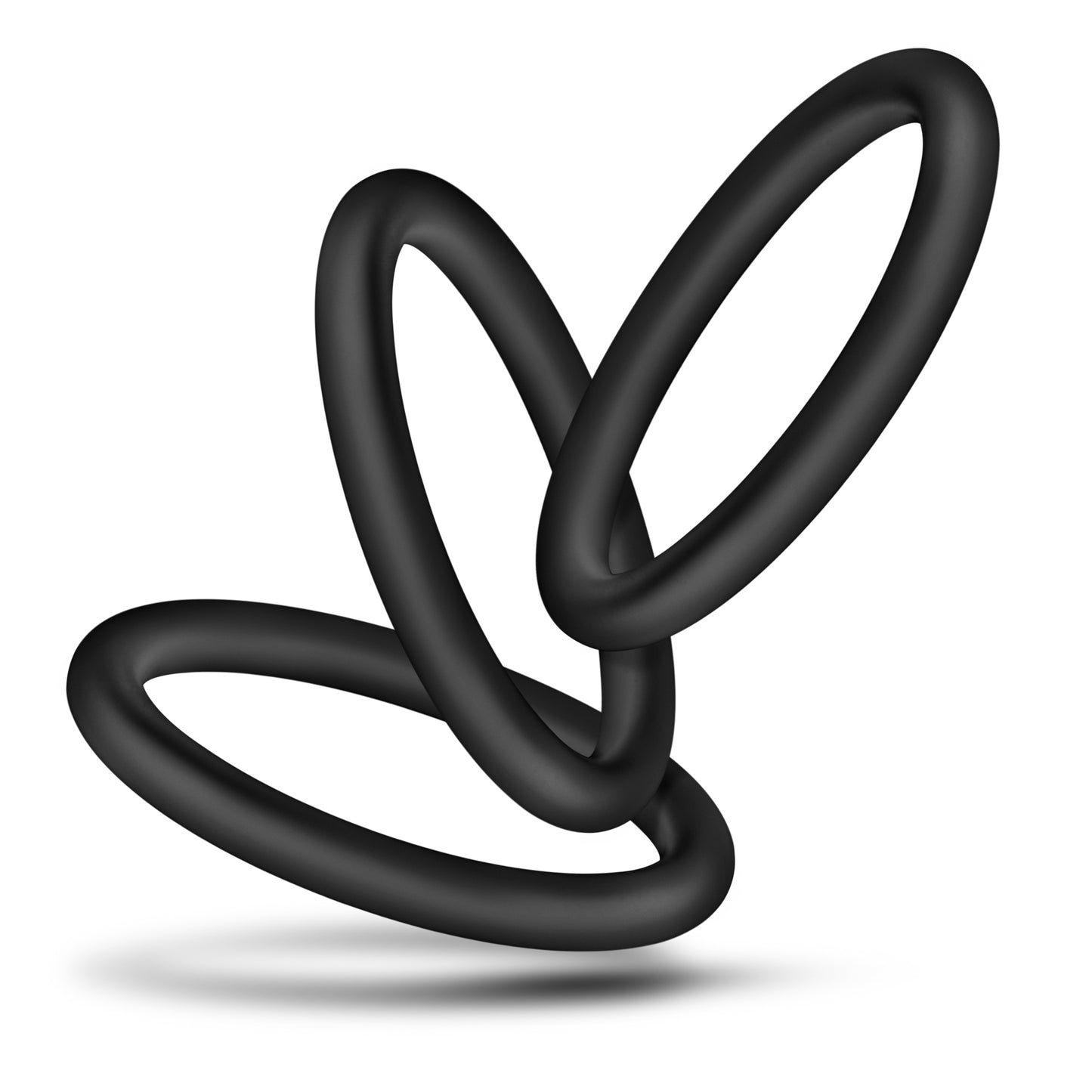 Performance - Vs3 Pure Premium Silicone Cockrings - Large - Black | 853858007581 | Available at EroticWarehouse.com