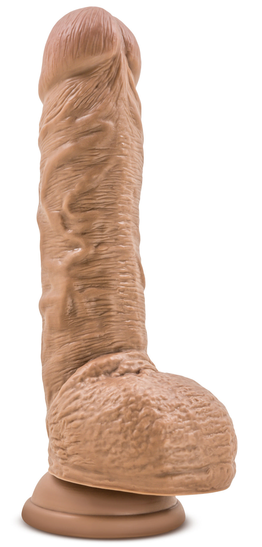Au Naturel - Big Billy - 9 Inch Dildo - Mocha | 819835027300 | Available at EroticWarehouse.com