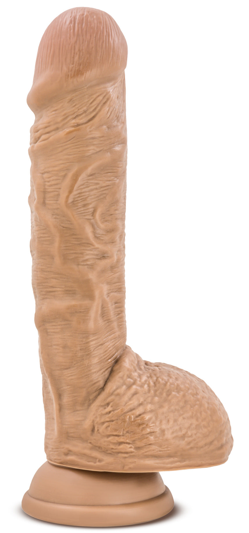 Au Naturel - Big Billy - 9 Inch Dildo - Mocha | 819835027300 | Available at EroticWarehouse.com