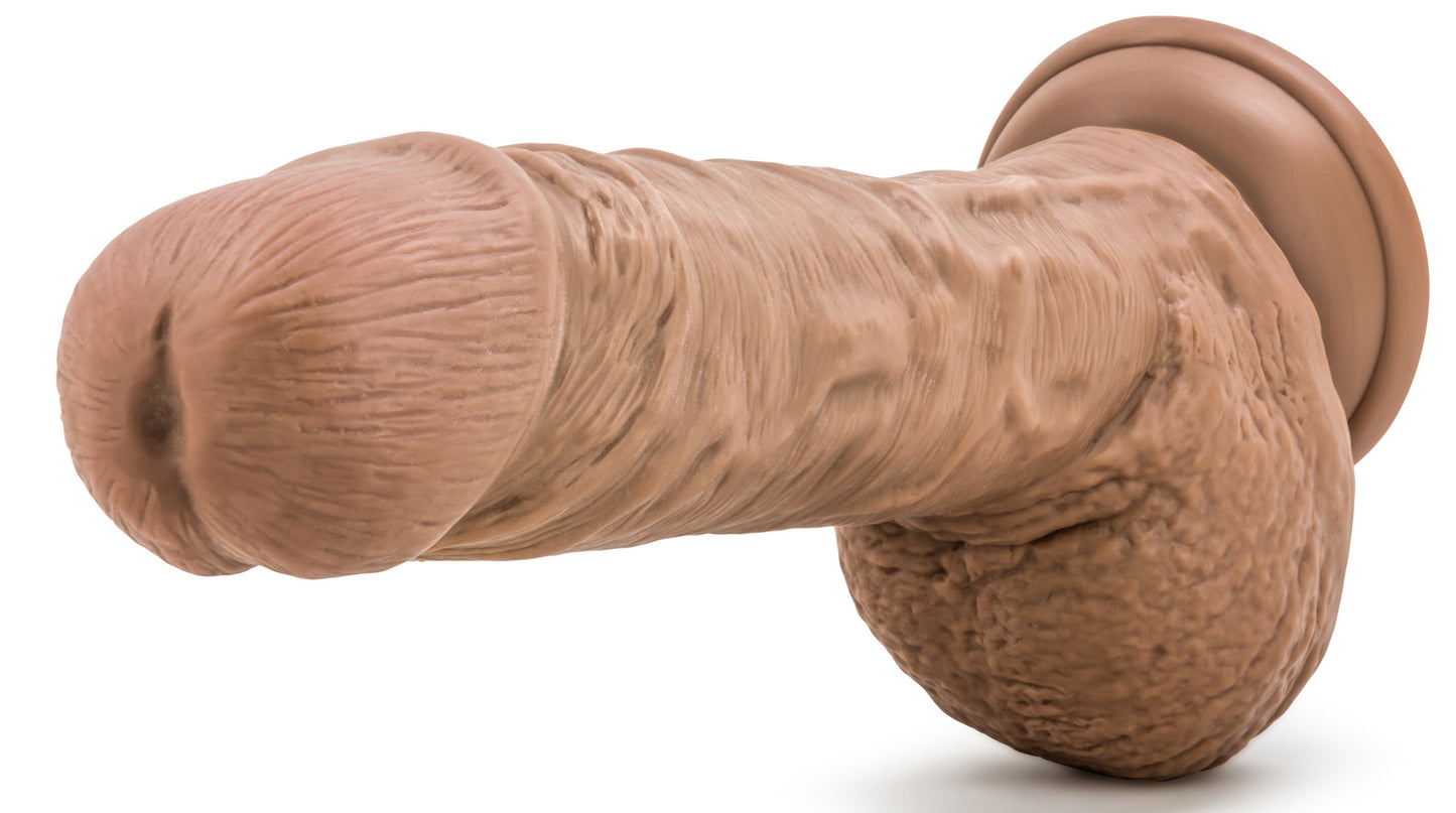Au Naturel - Big Billy - 9 Inch Dildo - Mocha | 819835027300 | Available at EroticWarehouse.com