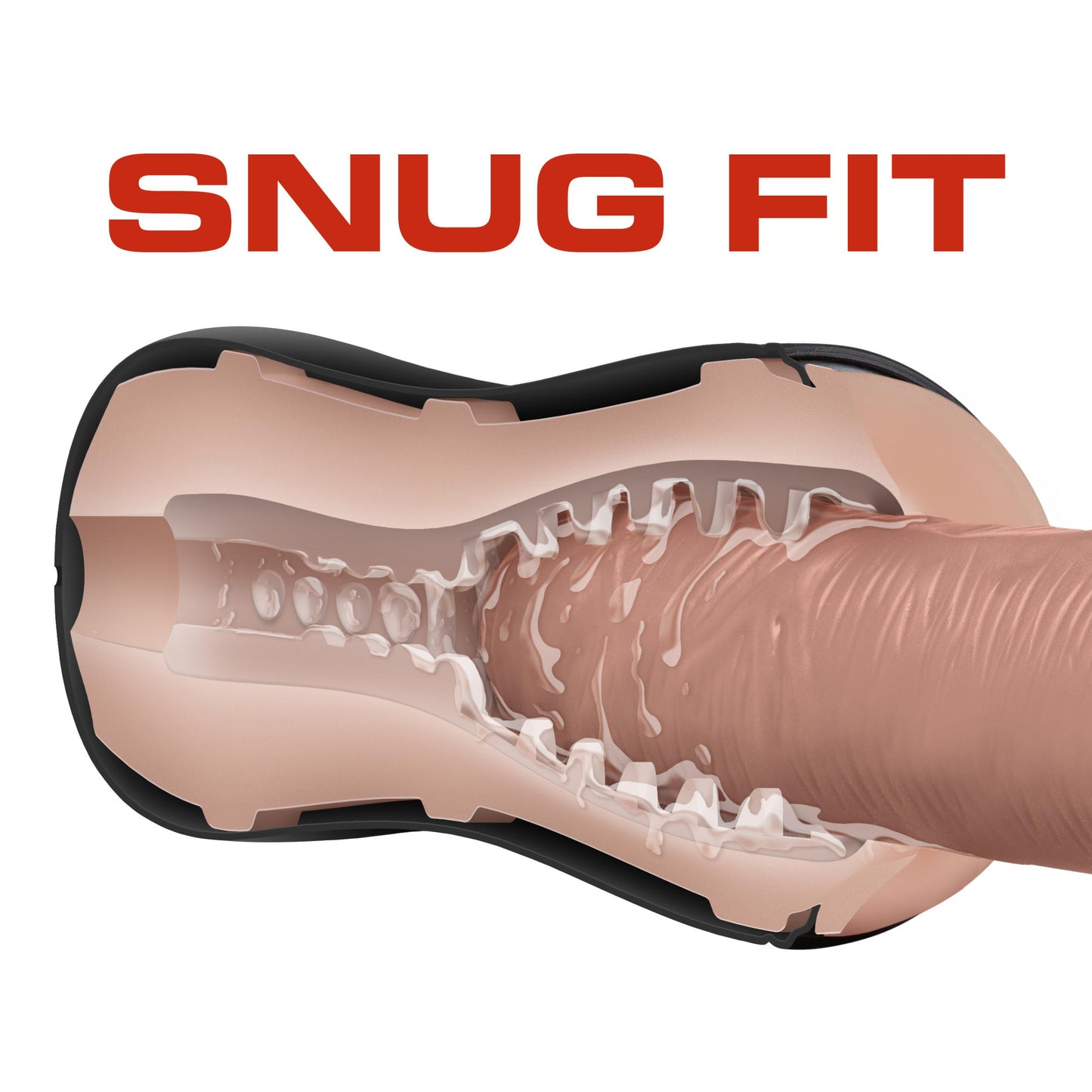 Coverboy - Cowboy - Self Lubricating Stroker - Beige | 819835029199 | Available at EroticWarehouse.com