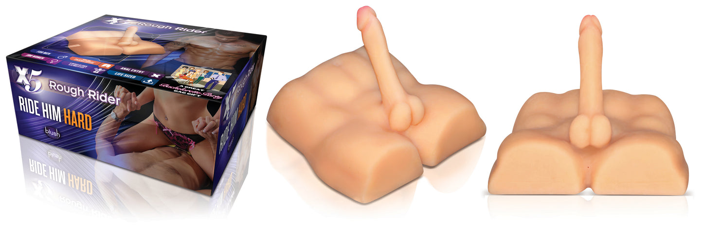 X5 Men - Rough Rider Torso - Beige | 735380858735 | Available at EroticWarehouse.com