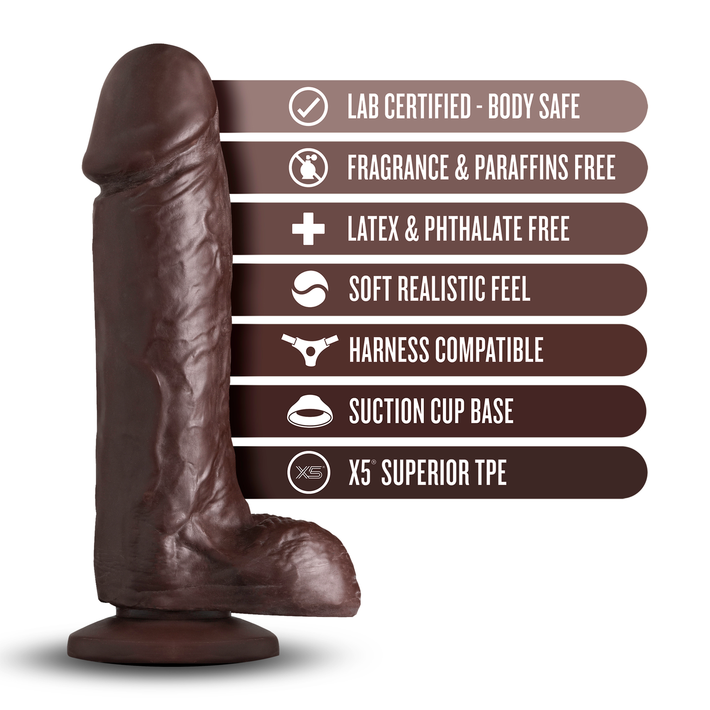 Loverboy - the Movie Star - Chocolate | 819835027157 | Available at EroticWarehouse.com