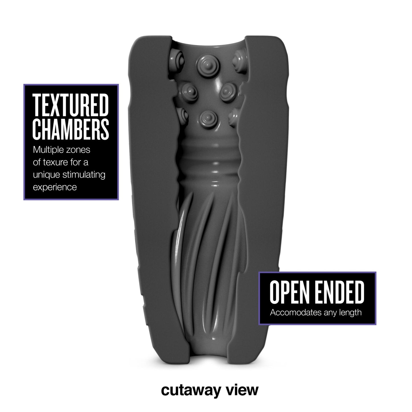M Elite Platinum - Gript - Black | 819835028383 | Available at EroticWarehouse.com