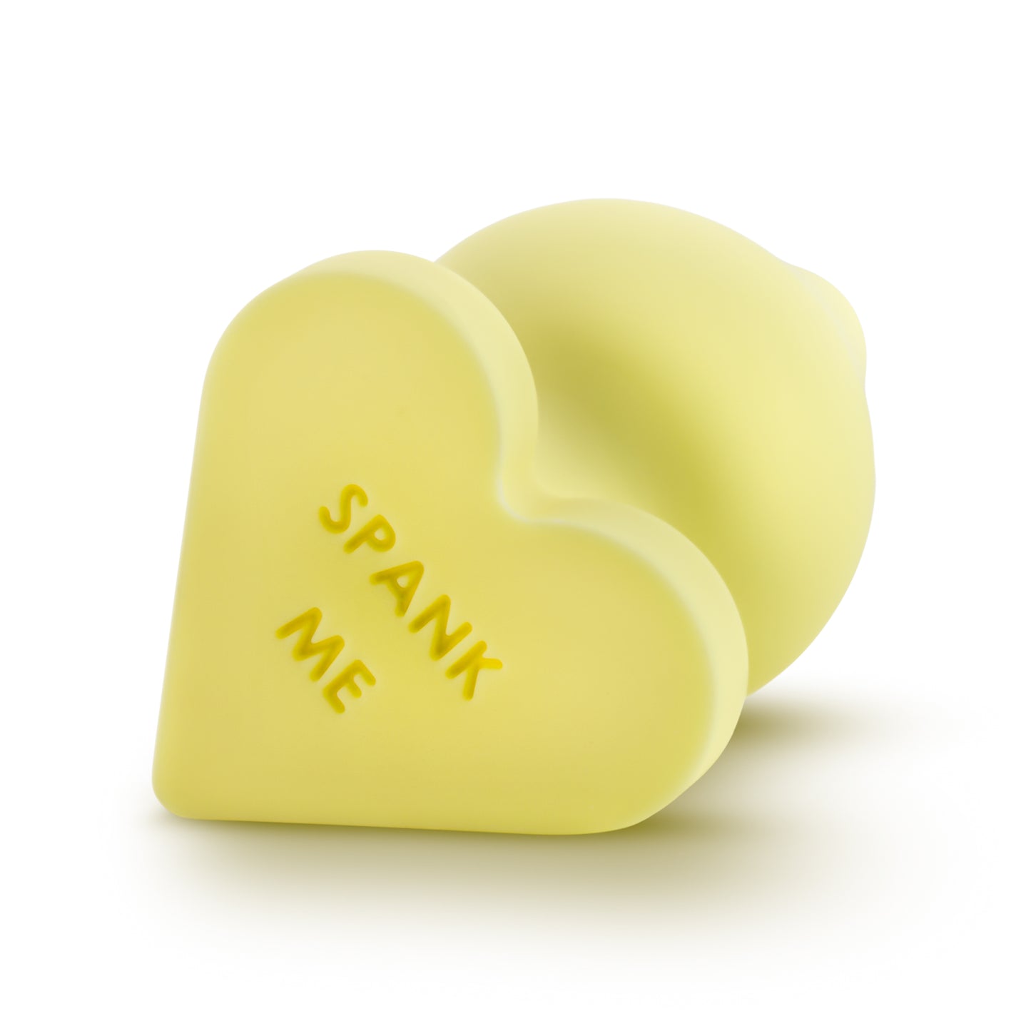 Naughty Candy Heart - Spank Me - Yellow | 735380956301 | Available at EroticWarehouse.com