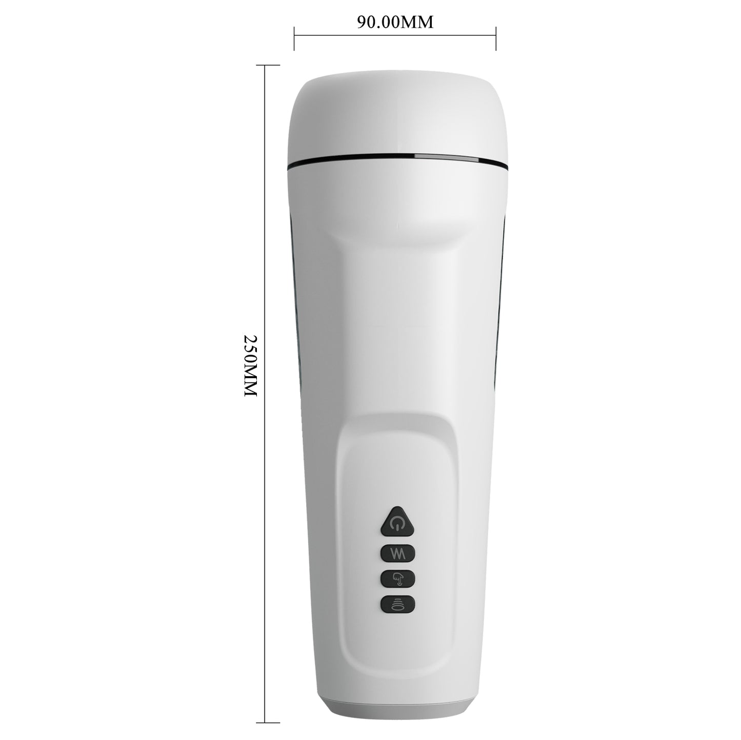 Pretty Love Sienna 12 Function Sucking Stroker - White | 6959532333947 | Available at EroticWarehouse.com