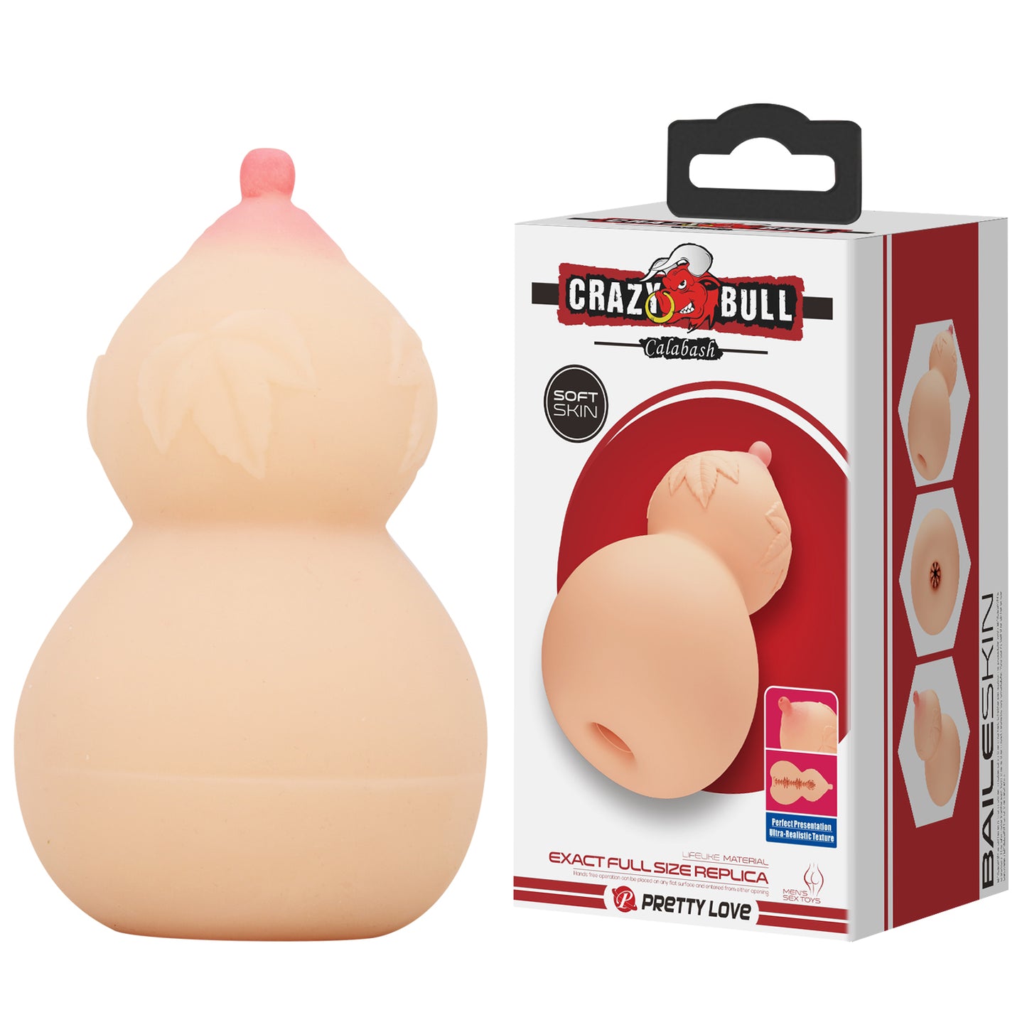 Calabash Realistic Boob Masturbator - Light | 6959532329193 | Available at EroticWarehouse.com