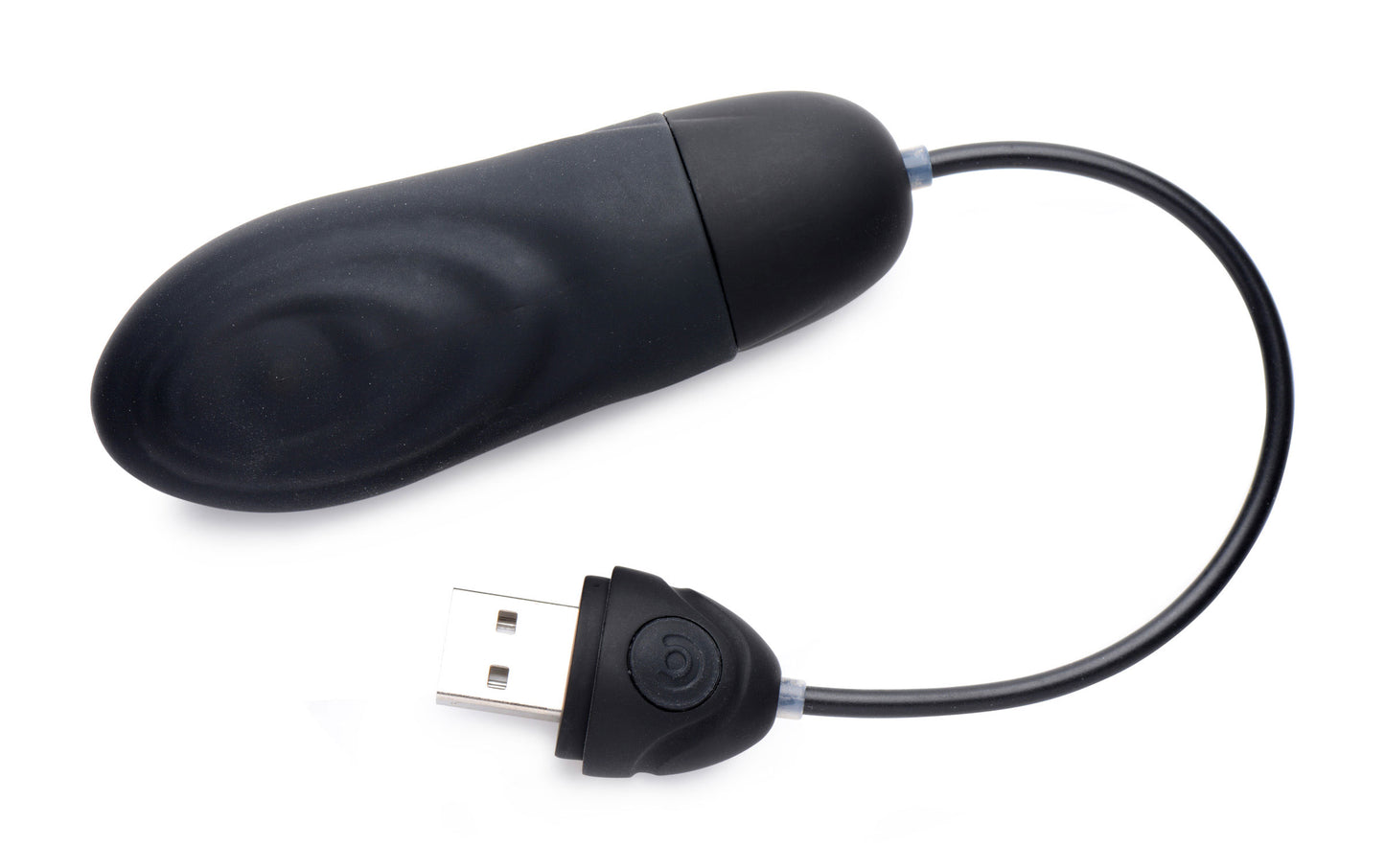 7x Pulsing Rechargeable Silicone Bullet- Black | 848518039071 | Available at EroticWarehouse.com