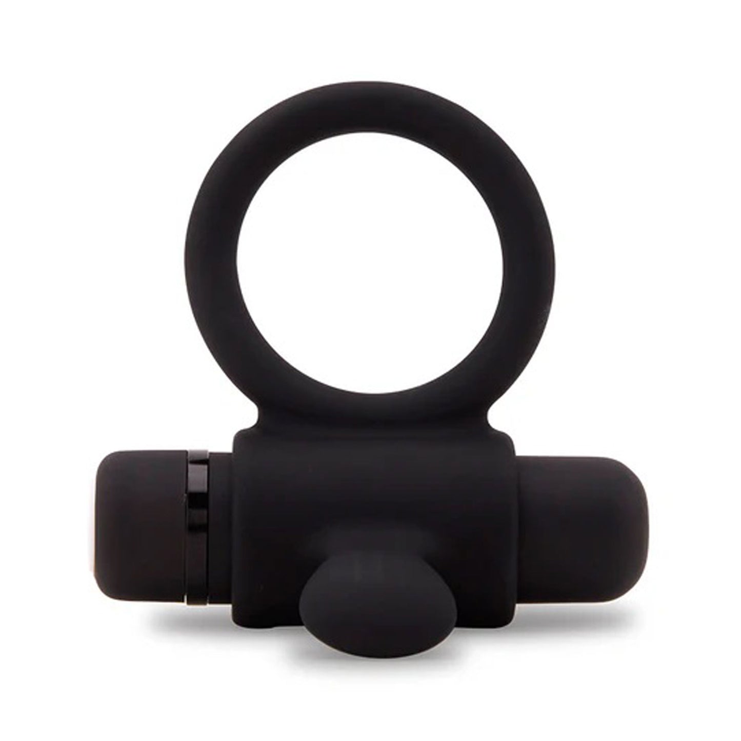 Nu Sensuelle Silicone Bullet Ring - Black | 9342851002842 | Available at EroticWarehouse.com