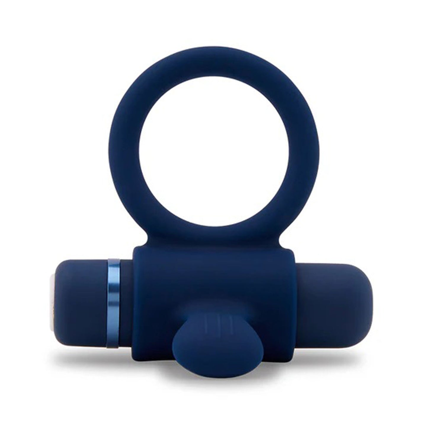 Nu Sensuelle Silicone Bullet Ring - Navy Blue | 9342851002859 | Available at EroticWarehouse.com