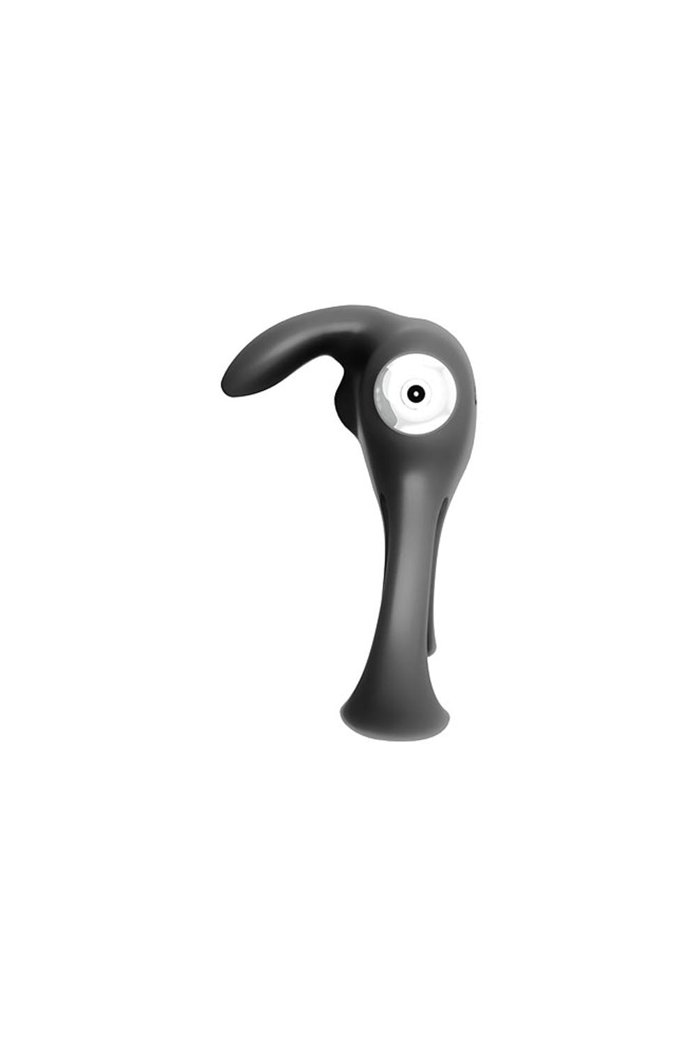 Thunder Bunny Rechargeable Dual Ring - Black Pearl | 789185756840 | Available at EroticWarehouse.com