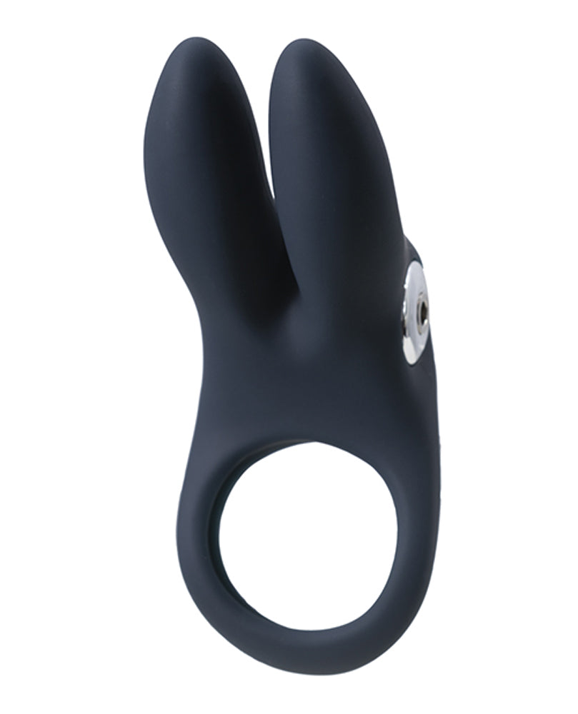 Sexy Bunny Rechargeable Ring - Black Pearl | 792816281468 | Available at EroticWarehouse.com