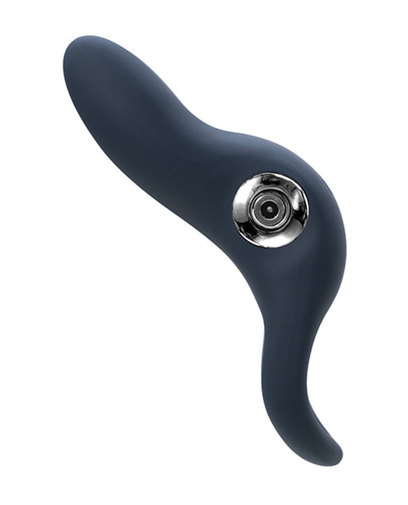 Sexy Bunny Rechargeable Ring - Black Pearl | 792816281468 | Available at EroticWarehouse.com
