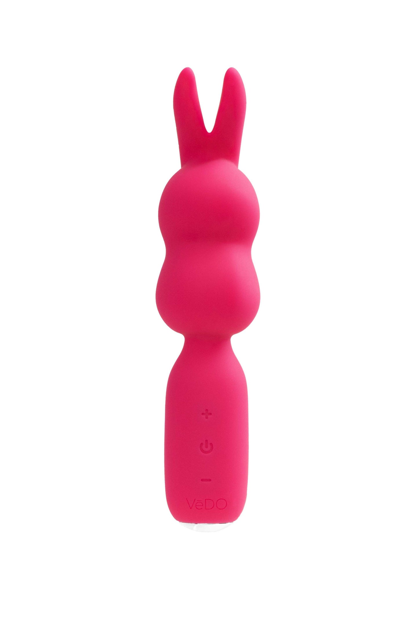 Hopper Bunny Rechargeable Mini Wand - Pretty in Pink | 792816281666 | Available at EroticWarehouse.com