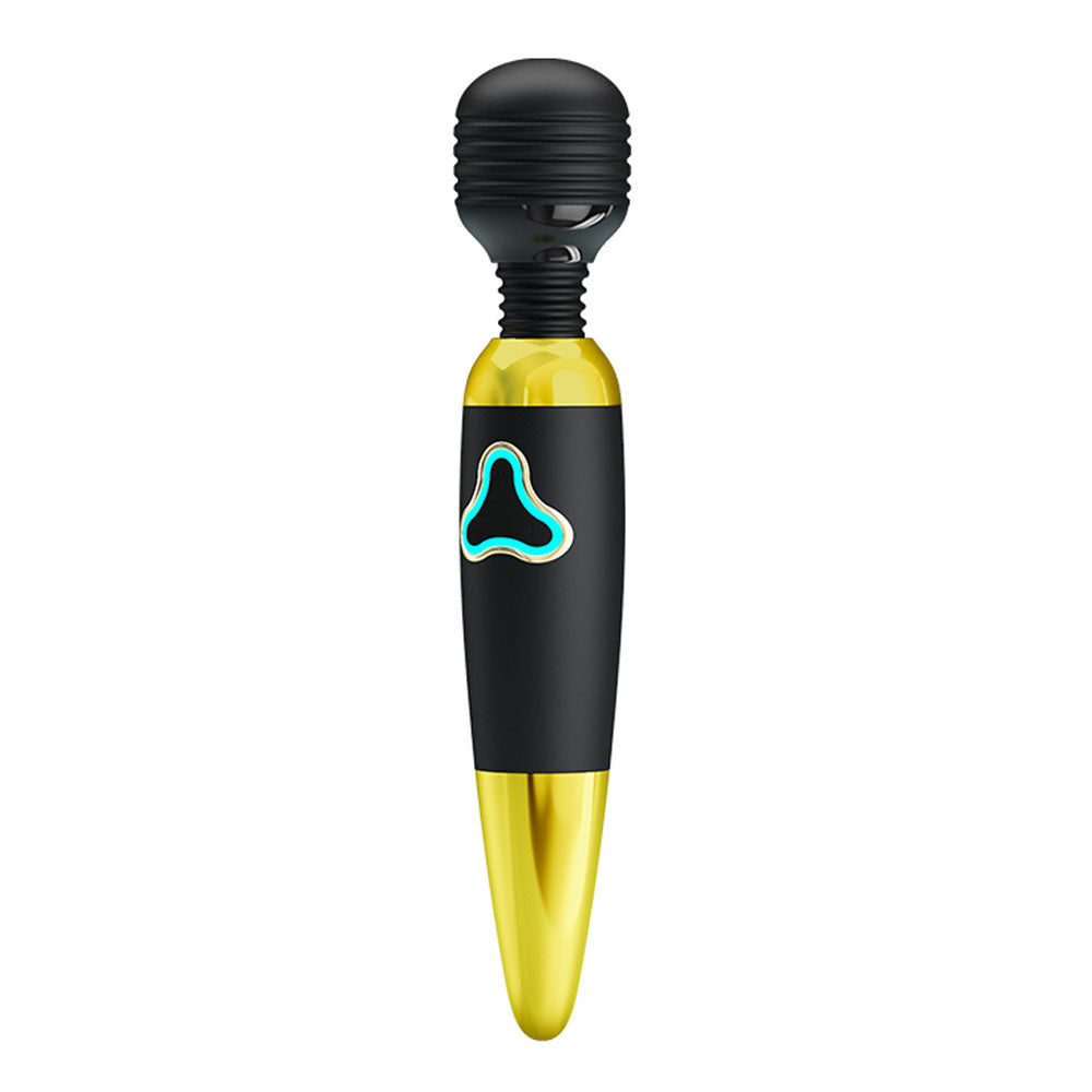 Pretty Love Body Wand With Led Light - Black and Gold | 6959532316551 | Available at EroticWarehouse.com