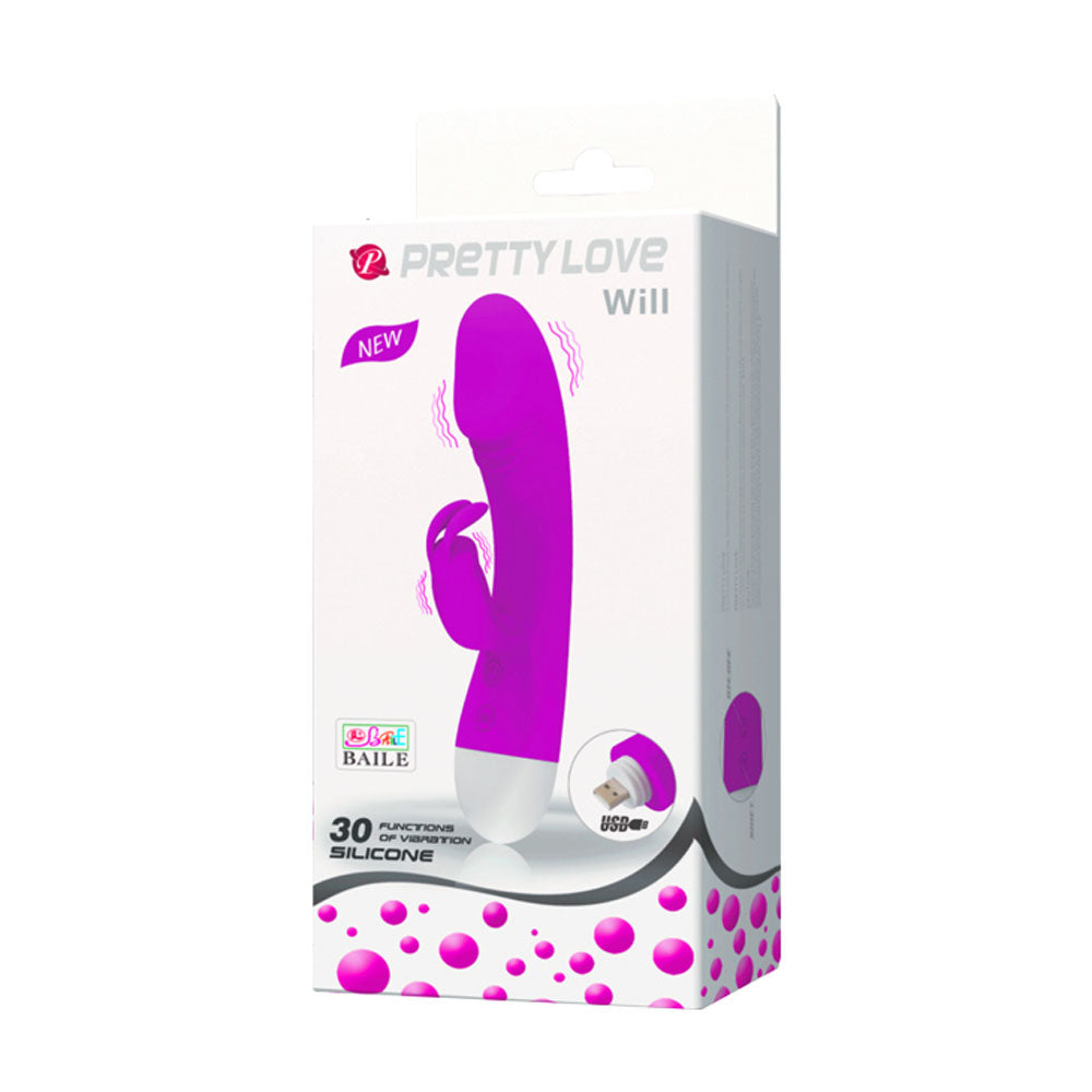 Pretty Love Will 30 Function Rabbit Style Vibrator | 6959532316599 | Available at EroticWarehouse.com