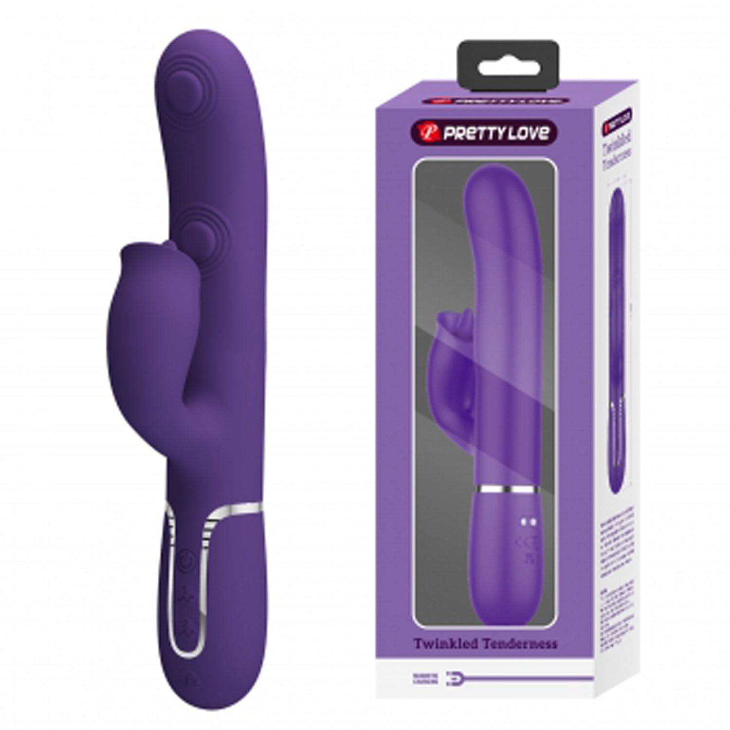 Gigi Twinkled Tenderness Rabbit Vibrator - Purple | 6959532336153 | Available at EroticWarehouse.com