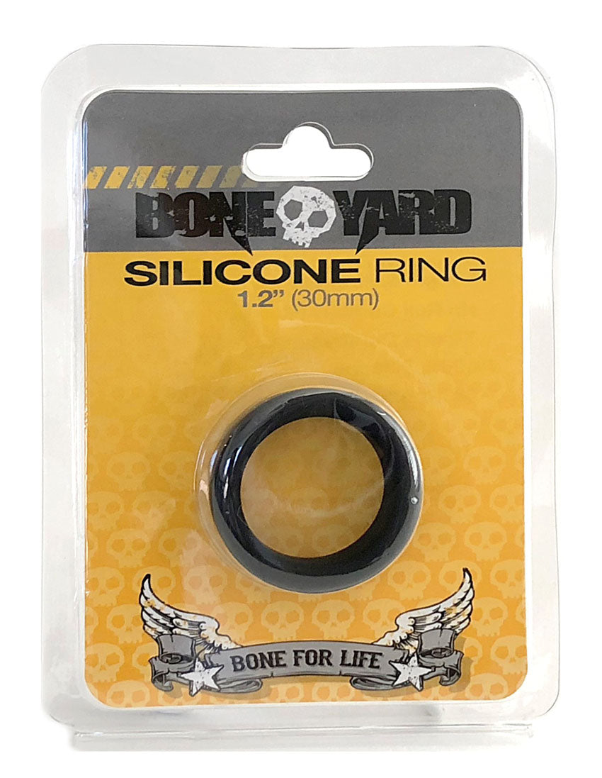 Boneyard Silicone Ring 30mm - Black | 666987001302 | Available at EroticWarehouse.com