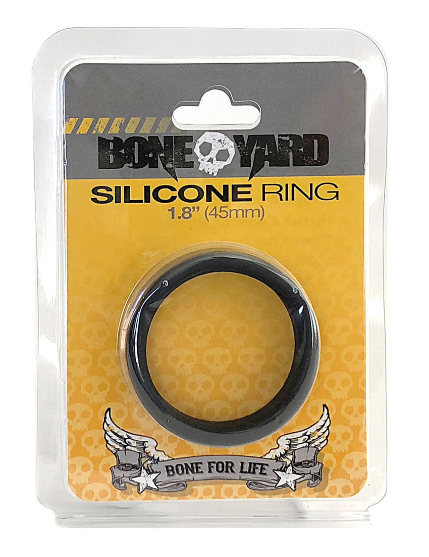 Boneyard Silicone Ring 45mm - Black | 666987001456 | Available at EroticWarehouse.com