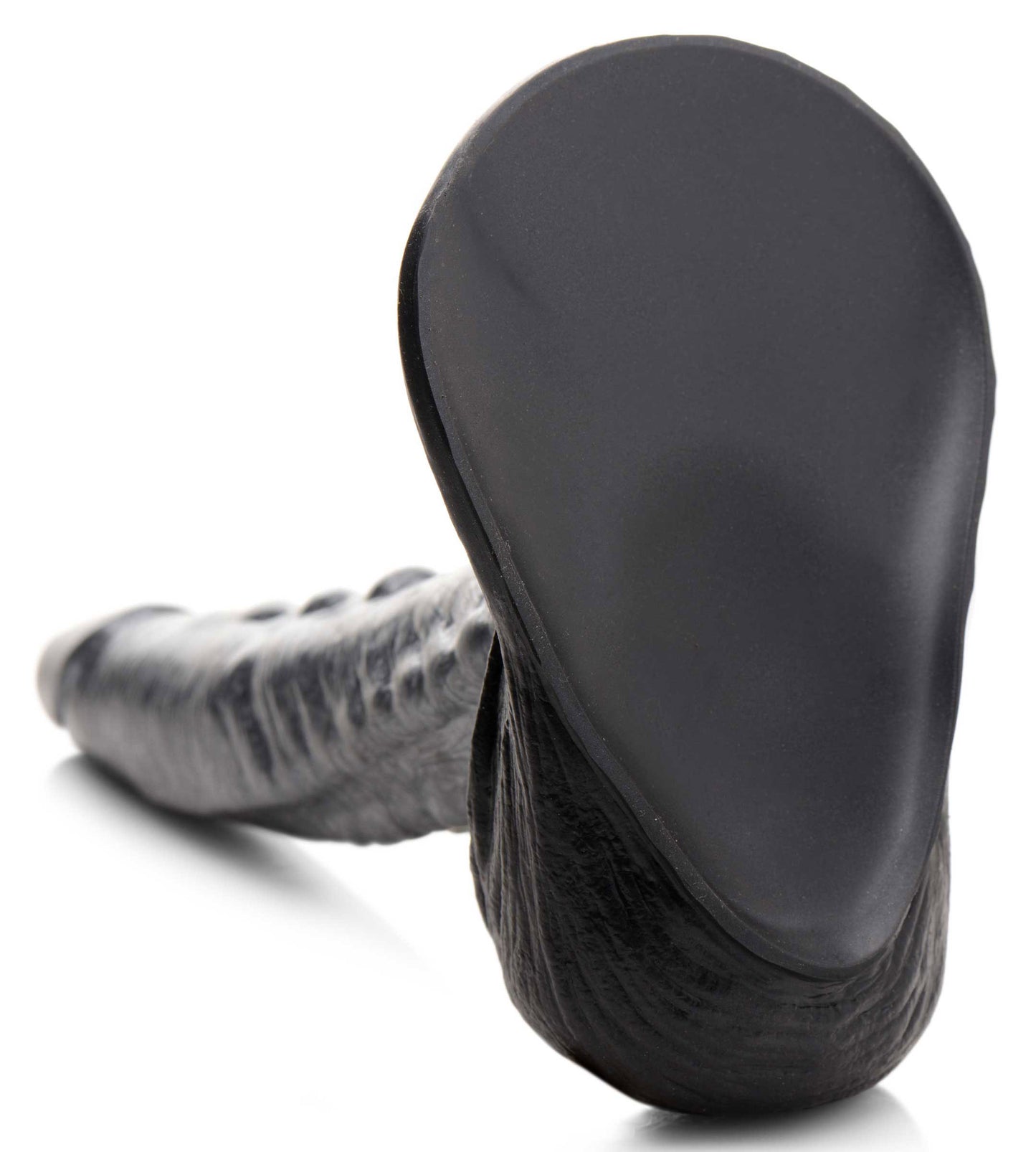 The Gargoyle Rock Hard Silicone Dildo - Silver | 848518046086 | Available at EroticWarehouse.com