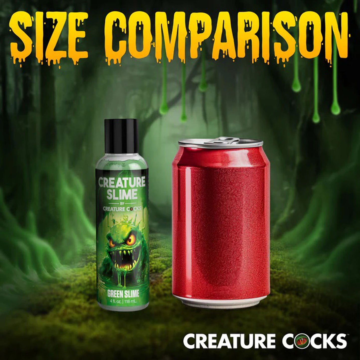 4oz Creature Slime Green Slime Water-Based - Lubricant | 848518057181 | Available at EroticWarehouse.com