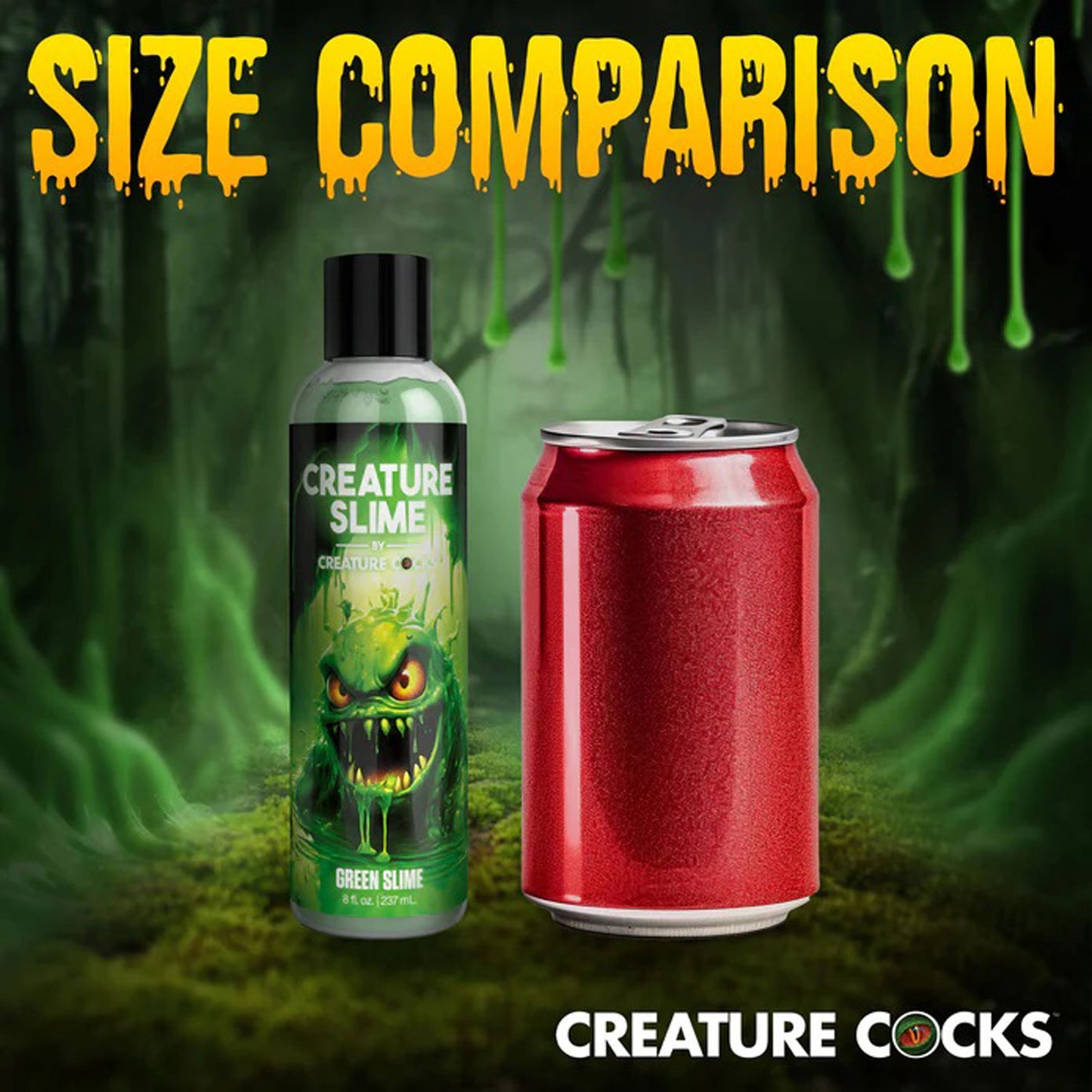 8oz Creature Slime Green Slime Water-Based - Lubricant | 848518057198 | Available at EroticWarehouse.com