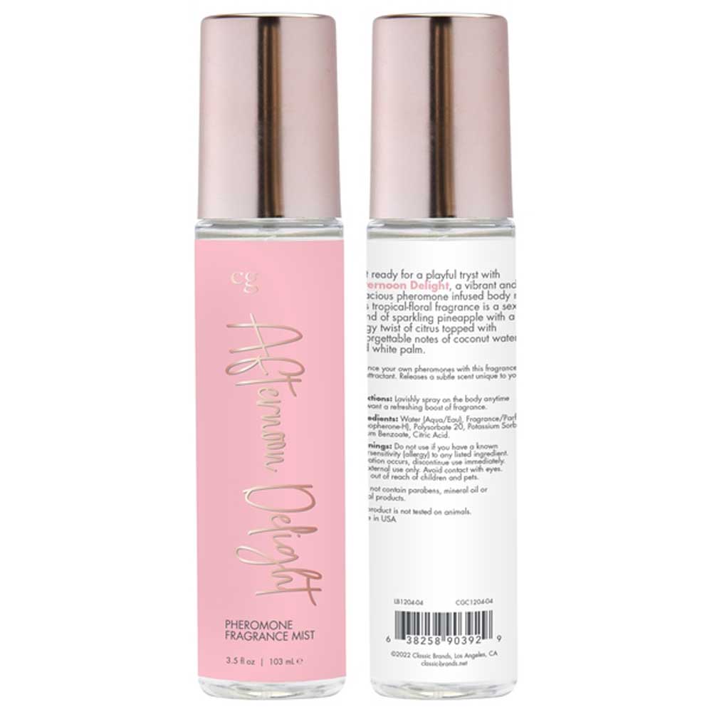 Afternoon Delight - Fragrance Body Mist With Pheromones - Tropical Floral 3.5 Oz | 638258903929 | Available at EroticWarehouse.com