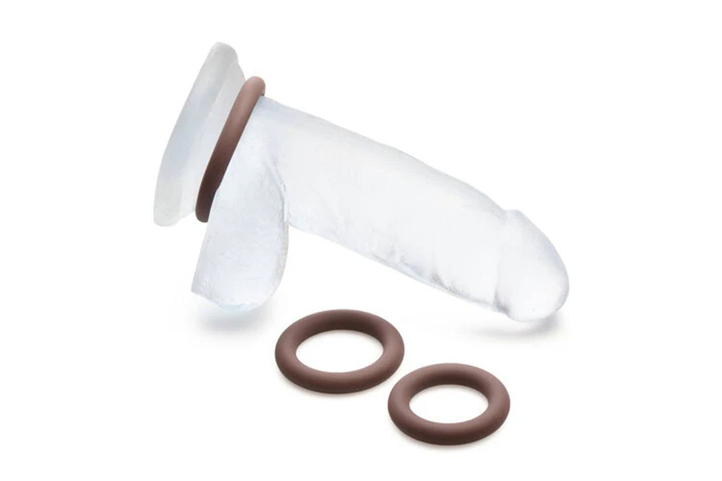 Jock Silicone Cock Ring Set in - Dark | 653078944716 | Available at EroticWarehouse.com