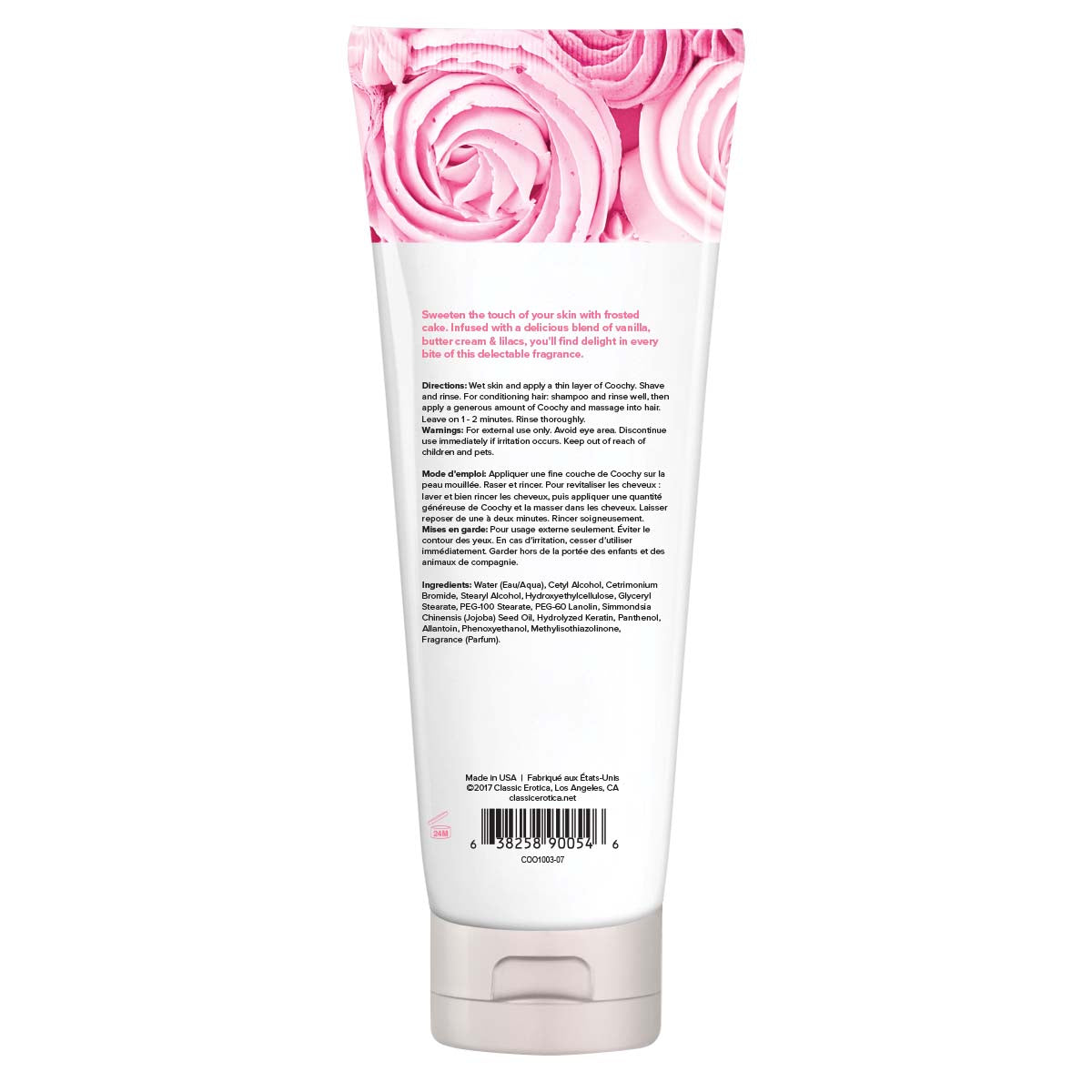 Coochy Shave Cream - Frosted Cake - 7.2 Oz | 638258900546 | Available at EroticWarehouse.com